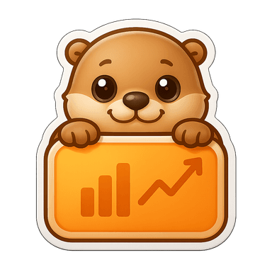 Apify Hub otter mascot inspecting data